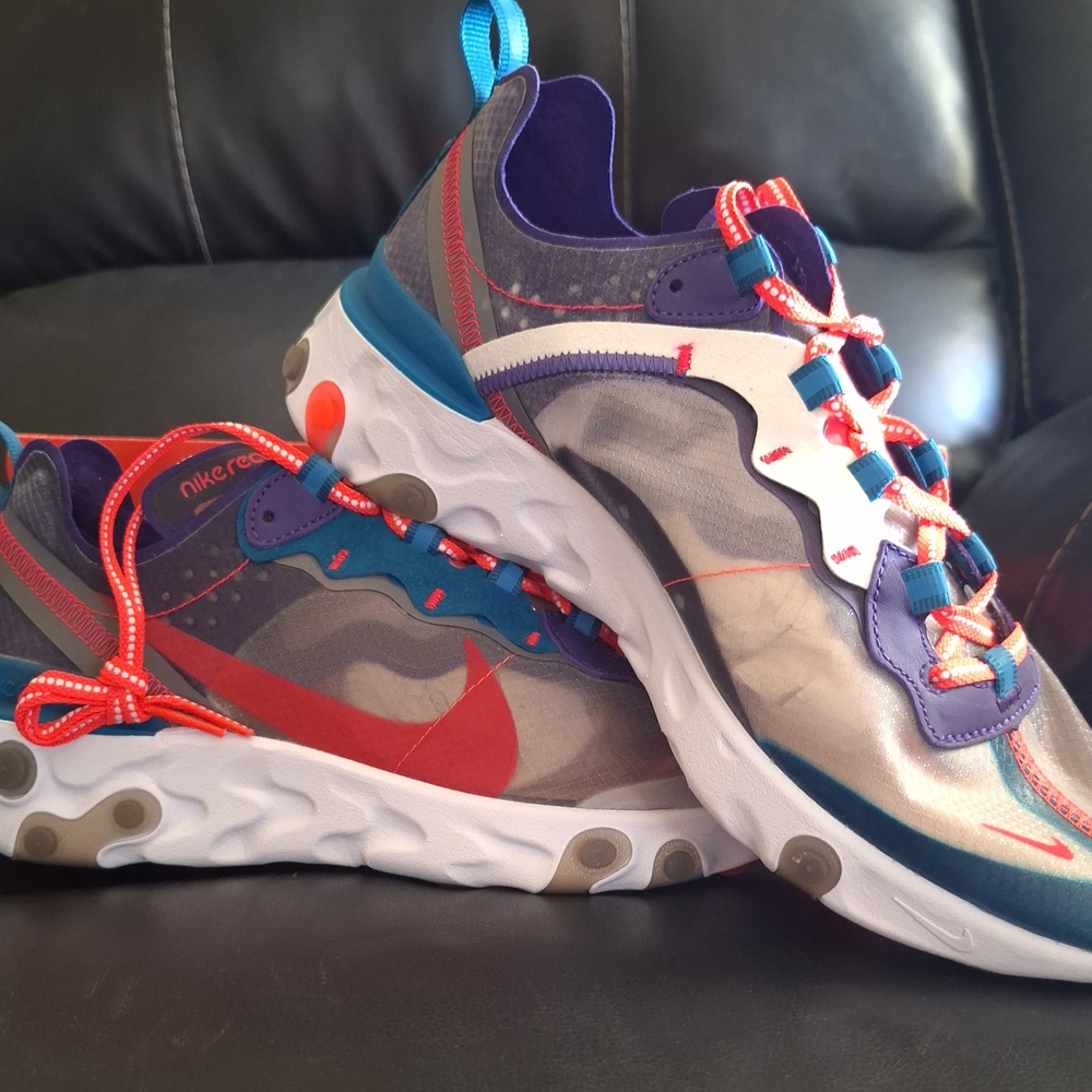 Nike Multicolor Women's Athletic Sneakers with Red Swoosh